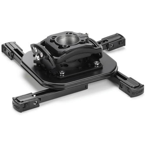 Chief Mini Elite Universal Projektorhalterung RSMAU bis 11,3 kg mit Mikrojustage und Schloss Schwarz