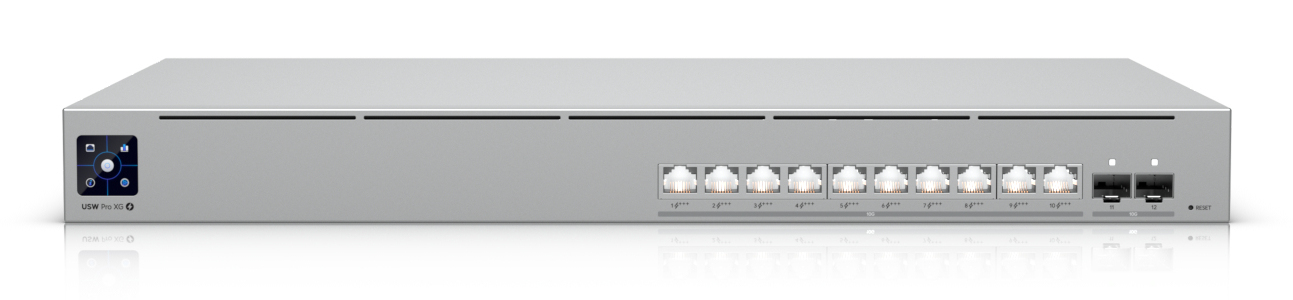Ubiquiti UniFi Switch Pro XG 10 PoE 12-Port Managed Switch Grau
