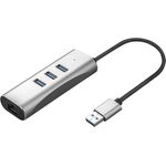 Value 12.99.1116 Schnittstellen-Hub USB 3.2 Gen 1 (3.1 Gen 1) Type-A Schwarz - Silber (12.99.1116)