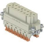 ILME Buchseneinsatz Gr.66.16 CSAHF 16 16P+PE Silber SQUICH 16A 250V 1 (CSAHF16)