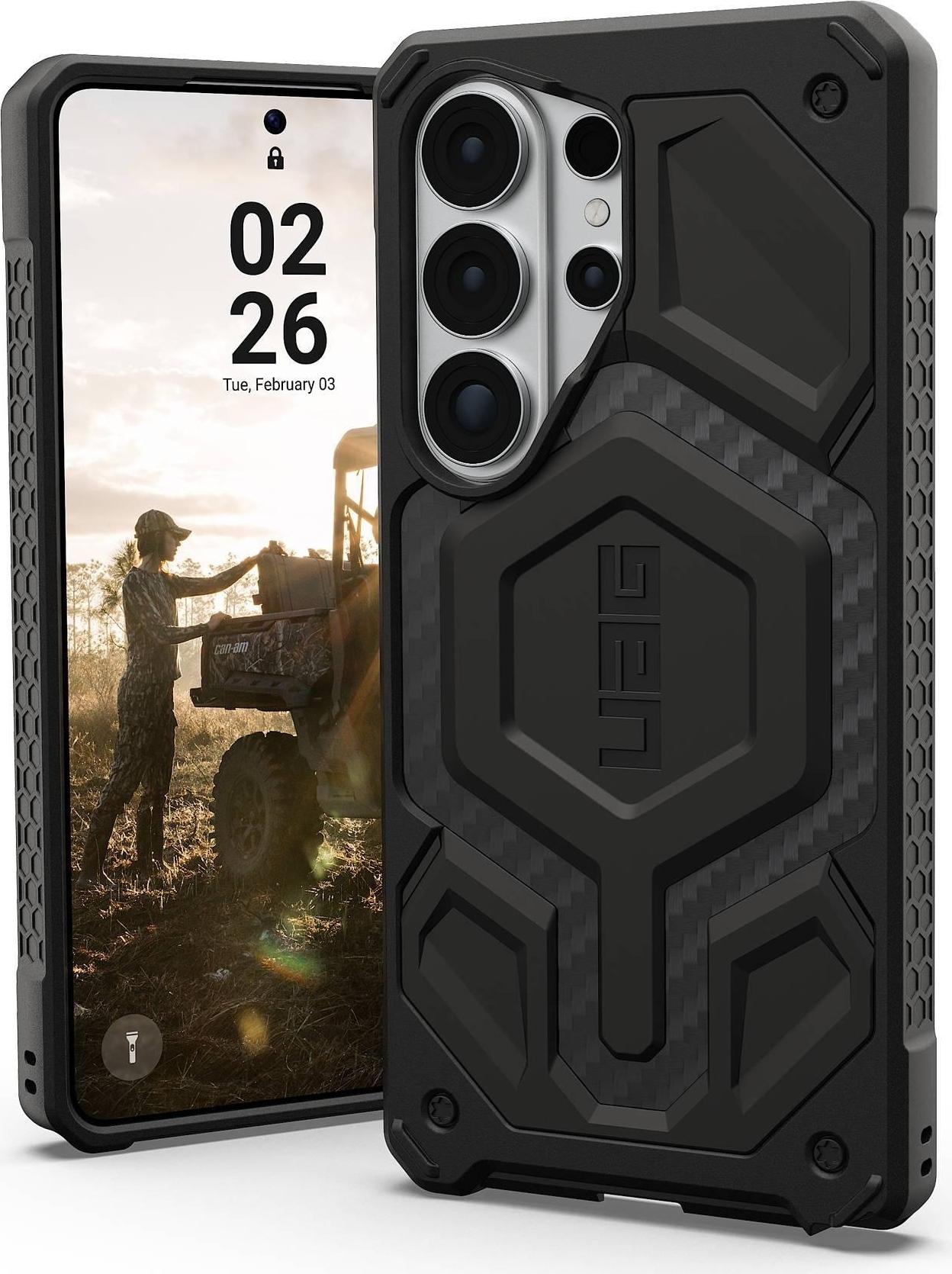 UAG Urban Armor Gear Monarch Pro Case mit Magnet-Modul | Samsung Galaxy S26 Ultra | carbon fiber | 214513114242 (214513114242)