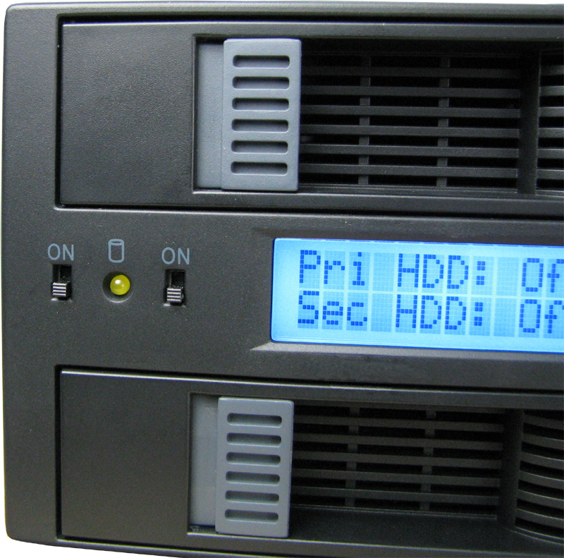 Inter-Tech CobaNitrox Sub-Raid SB-C 102 Internes RAID-Gehäuse 2.5"/3.5" SATA 3Gb/s RAID 1 Schwarz