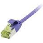 Patchkabel RJ45, CAT6A 500Mhz, 3m, lila, U/FTP, slimline rund d=3,8mm, TPE/LSZH(Superflex), AWG32, mitCat.7 Rohkabel, Synergy 21 (S217396V3)