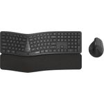 Rapoo Kabelloses Multimodus-Kombi-Set 8810ME, DE-Layout Ergonomisches Design,1600 DPI optische Maus, Verbindung zu mehreren Geräten (13032)