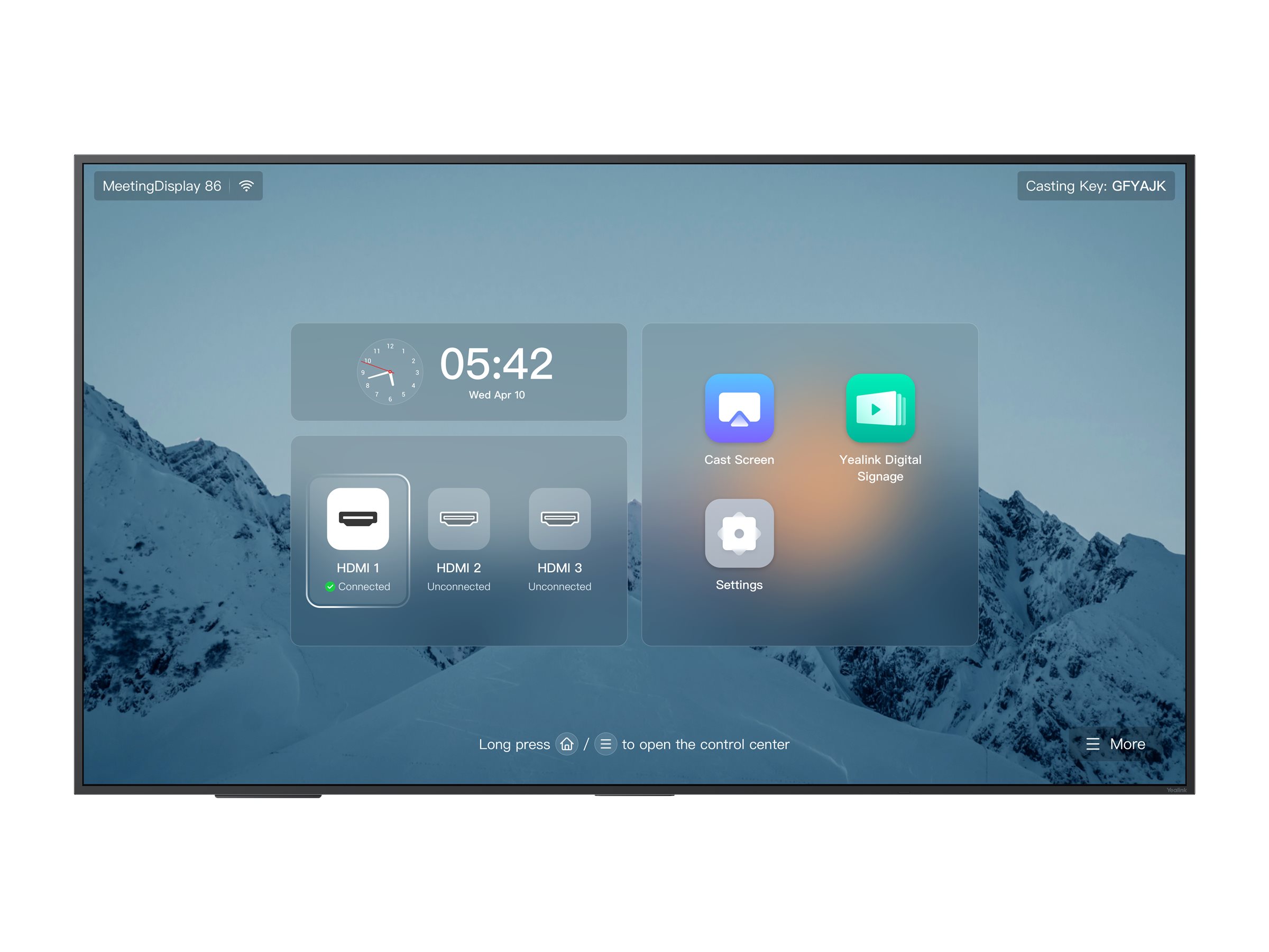 Yealink MD86 Smart Display 86"