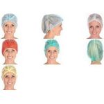 HYGOSTAR PP-Klipphaube Detect, Durchmesser: 500 mm, rot aus PP-Vlies, luftdurchlässig, maschinell erstellt, - 1 Stück (12165)