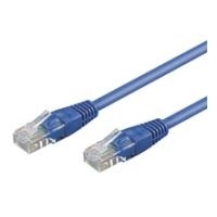 Wentronic Goobay CAT 6 Patchkabel, U/UTP, Blau, 2 m - CCA Kupfergemisch (68452)