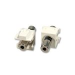 LINDY Modular AV Face Plate System Snap-in Keystone module (60528)