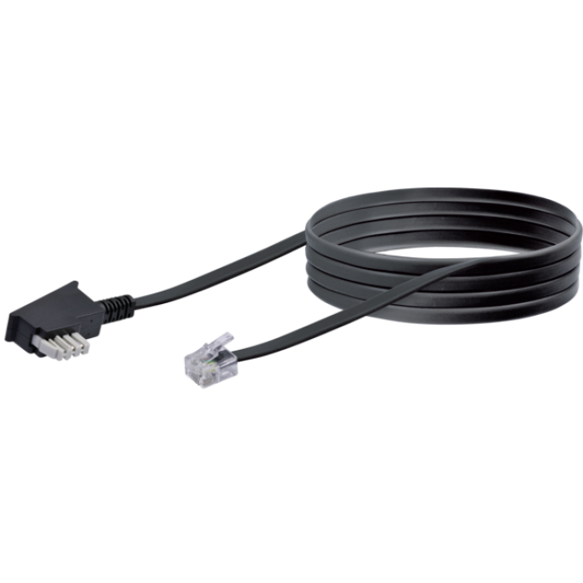 Schwaiger TAE-Kabel TAE-N -> RJ11 6P4C 10m schwarz TAL6237533