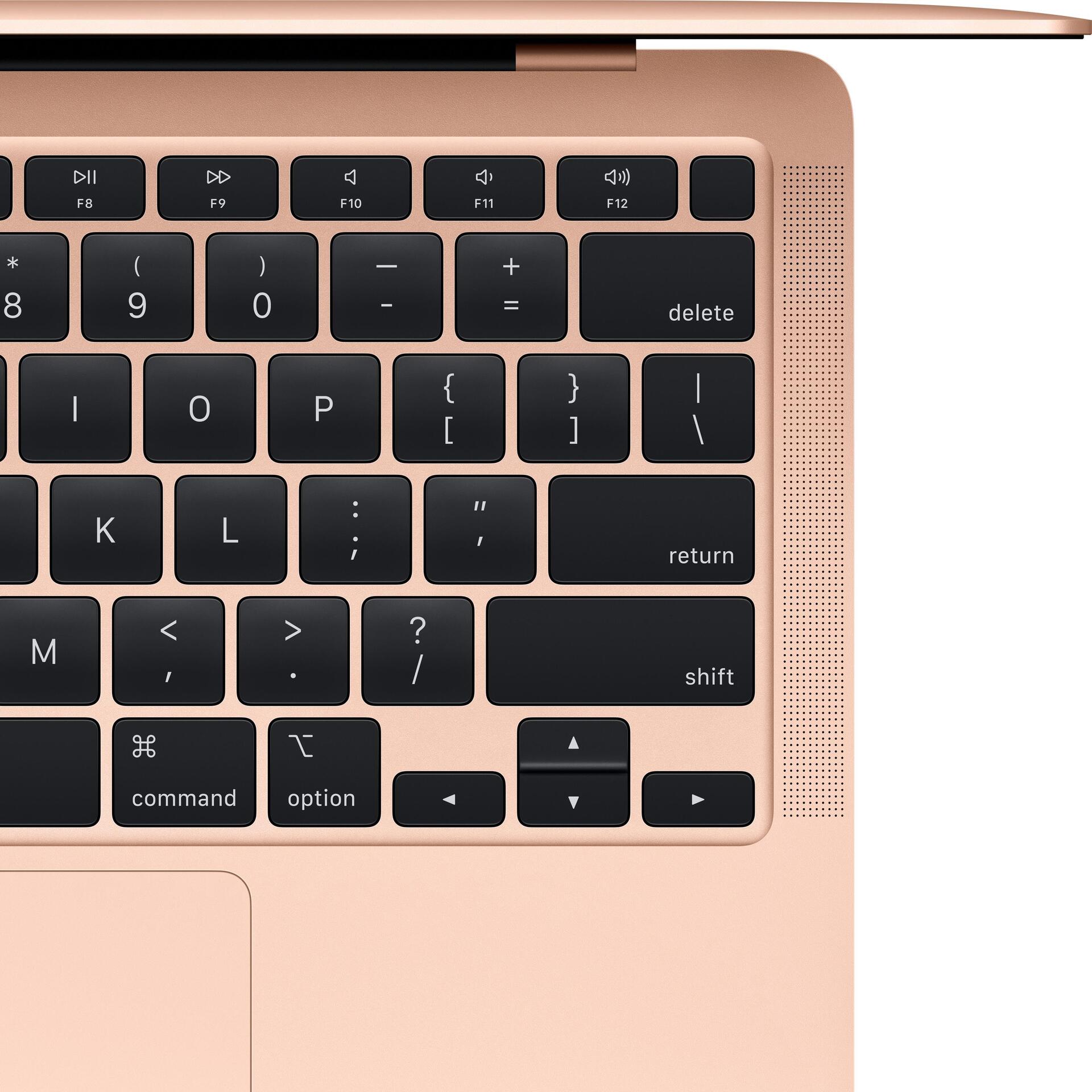 Apple MacBook Air Notebook 33,8 cm (13.3" ) 2560 x 1600 Pixel Apple M 8 GB 512 GB SSD Wi-Fi 6 (802.11ax) macOS Big Sur Gold (Z12A_5003_DE_CTO)