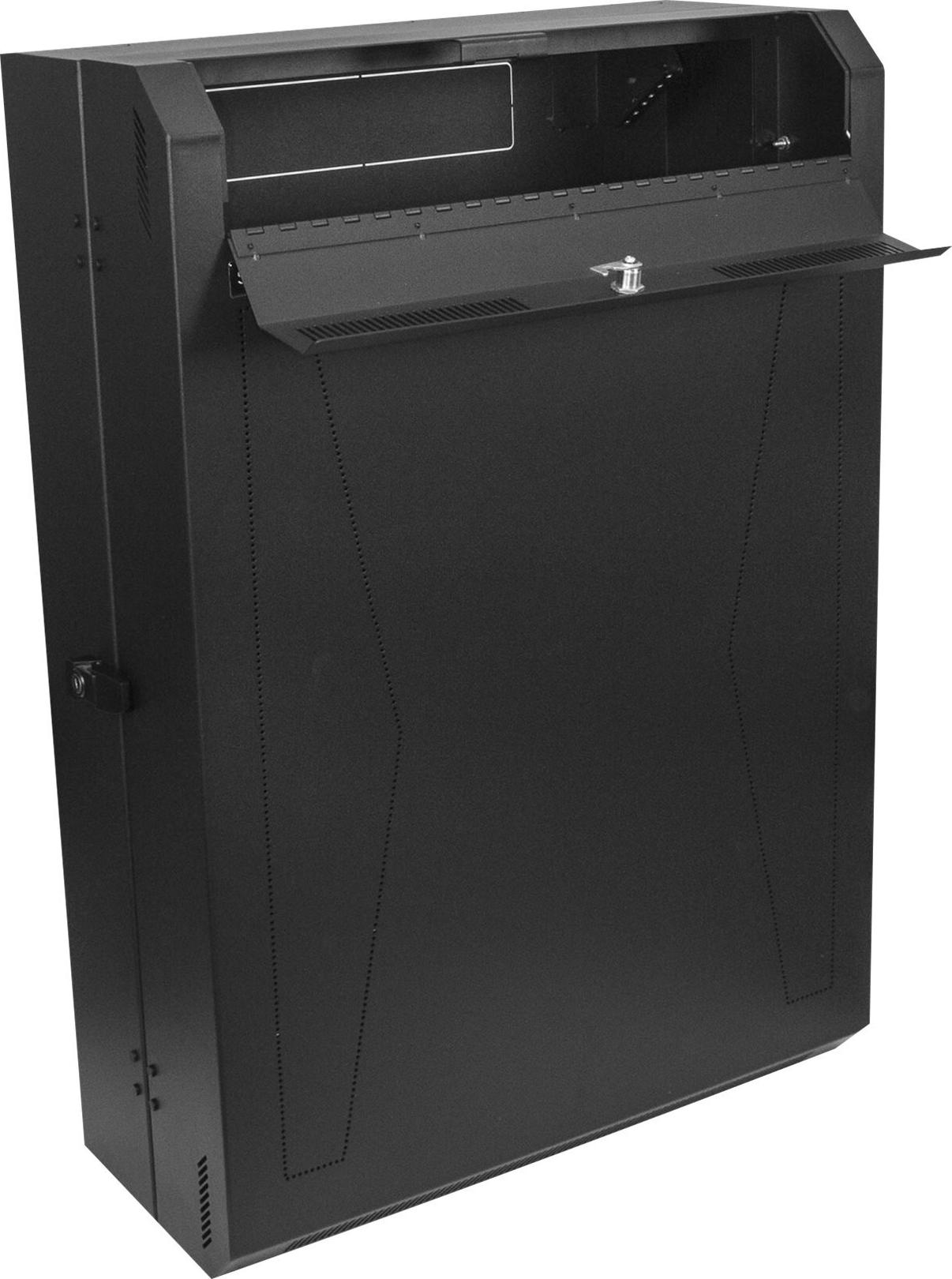 StarTech.com 6HE Wandmontage-Serverschrank 76 cm tief Vertikal 6U Schwarz