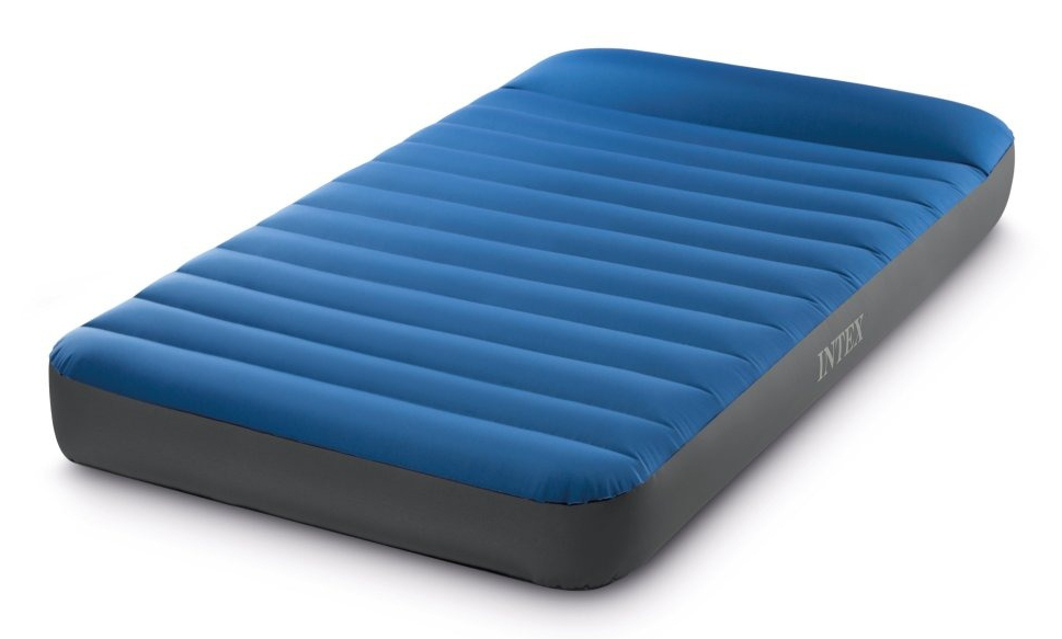 Intex TruAire Dura-Beam 64011 Twin Camping-Matratze bis 136 kg Blau Grau