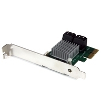 StarTech.com 4 Port SATA III RAID Controller PCI Express Schnittstellenkarte RAID mit HyperDuo SSD Tiering (PEXSAT34RH)