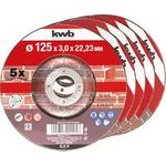 kwb 792295 Trennscheibe gerade 125 mm 5 St. Stein (792295)