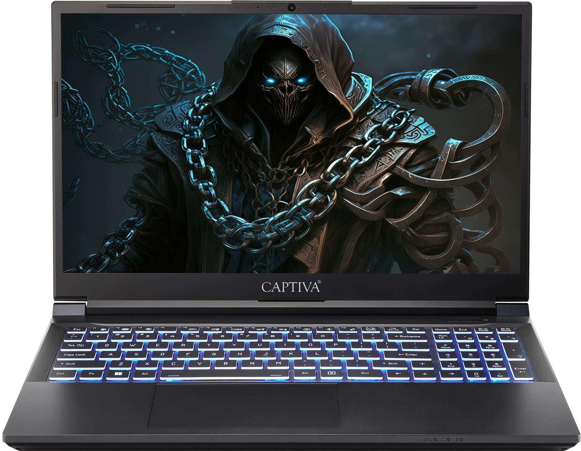 Captiva Advanced Gaming I74-141 Laptop 39,6 cm (15.6") Full HD Intel® Core™ i5 i5-13500H 16 GB DDR5-SDRAM 1 TB SSD NVIDIA GeForce RTX 4070 Wi-Fi 6E (802.11ax) Schwarz (74141)