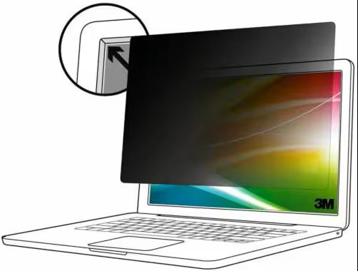 3M Bright Screen Blickschutzfilter für 15.6in Laptop (BP156W9B)