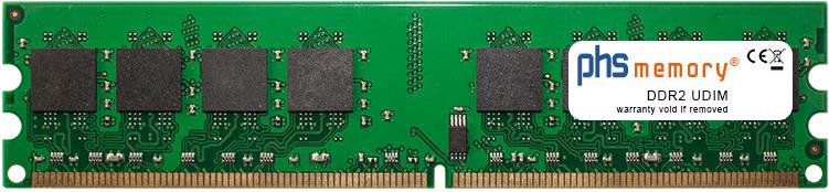 PHS-memory 2GB RAM Speicher für Sony VAIO VGC-RC102 DDR2 UDIMM 667MHz PC2-5300U (SP101071)