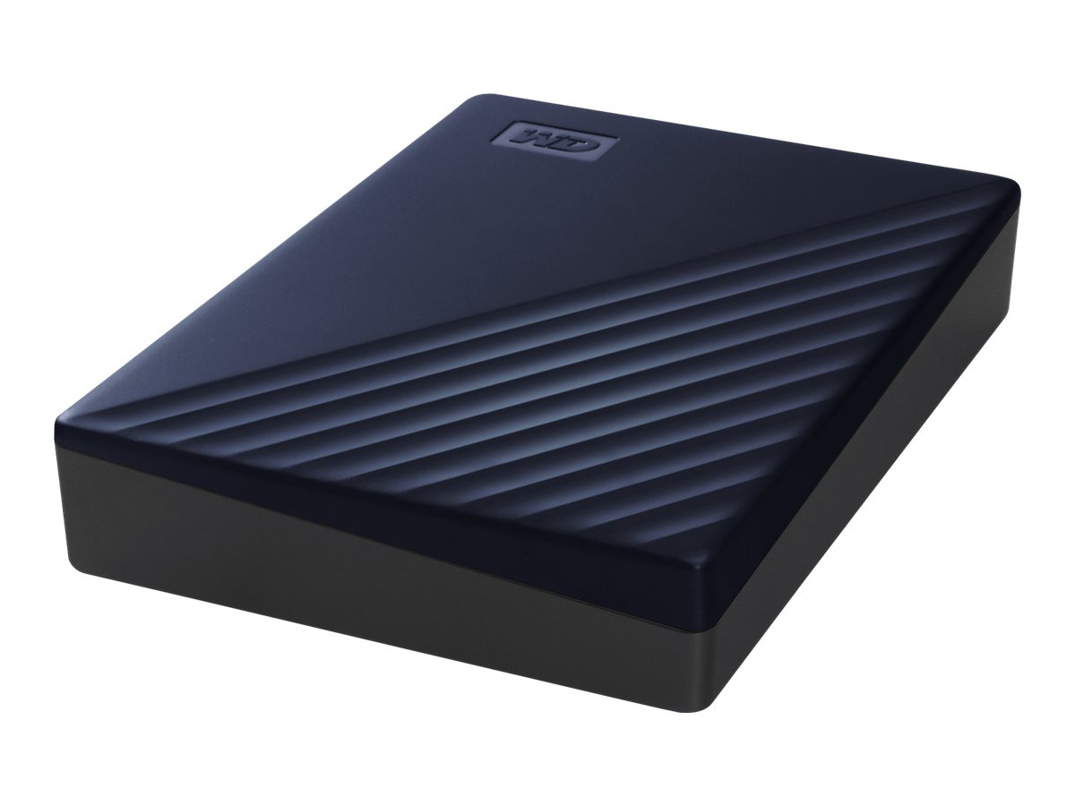 WD My Passport for Mac 4 TB Tragbare externe Festplatte 2,5" USB 3.2 Gen 1 256-Bit-AES Mitternachtsblau