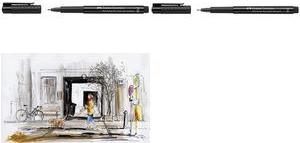 FABER-CASTELL Tuschestift PITT artist pen Fude, schwarz mit pigmentierter Zeichentusche, hoch lichtbeständig, - 1 Stück (167895)