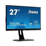 Iiyama ProLite XUB2792QSU-B1 - LED-Monitor - 68.5 cm (27") - 2560 x 1440 - AH-IPS - 350 cd/m² - 1000:1 - 5 ms - HDMI, DVI, DisplayPort - Lautsprecher - Schwarz [Energieklasse G] (XUB2792QSU-B1)