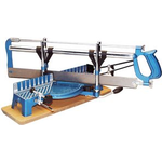 BRÜDER MANNESMANN Gehrungssäge, Blattlänge: 550 mm mit Längsanschlag, Schnitttiefeneinstellung, Materialfest - 1 Stück (M352-550)