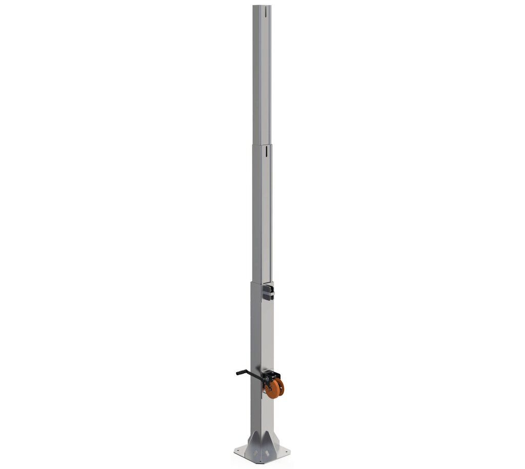 LOGON PROFESSIONAL Teleskop-Kamerastange RCCTV010 einstellbar 2–4 m Metallic