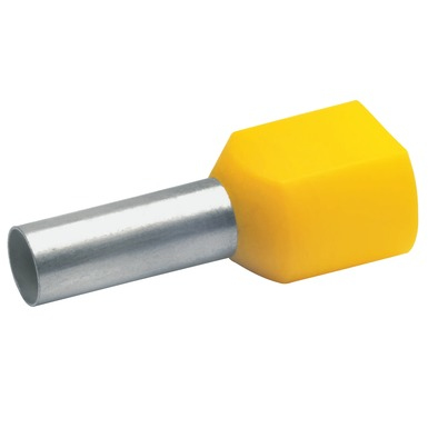 Klauke 87514 Zwillings-Aderendhülsen 2x6–14 mm² 100 Stück Gelb