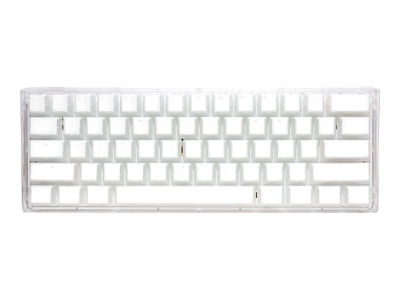 Ducky One 3 Mini Aura Edition mechanische Gaming-Tastatur, Gateron Baby Kangaroo, RGB, QWERTZ, USB, Weiß