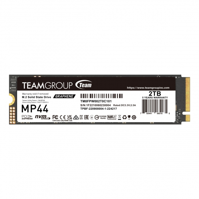 Team Group MP44 2 TB SSD M.2 2280 PCIe 4.0 x4 NVMe