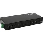 EXSYS GmbH 10-Port USB 3.2 Gen 2x1 Metall HUB, 10x USB-C, 79.5W (EX-12270HMS)