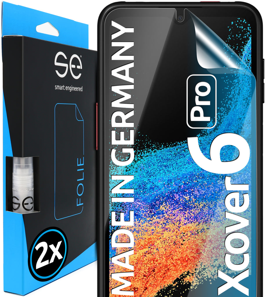 smart.engineered 3D Schutzfolie Samsung Galaxy XCover 6 Pro (2 Stück) Transparent