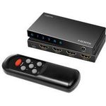 LogiLink 4K/60Hz HDMI Switch, 3-fach, schwarz Eingang: 3x HDMI-A Kupplung, 1x DC Stromanschluss, - 1 Stück (HD0062)