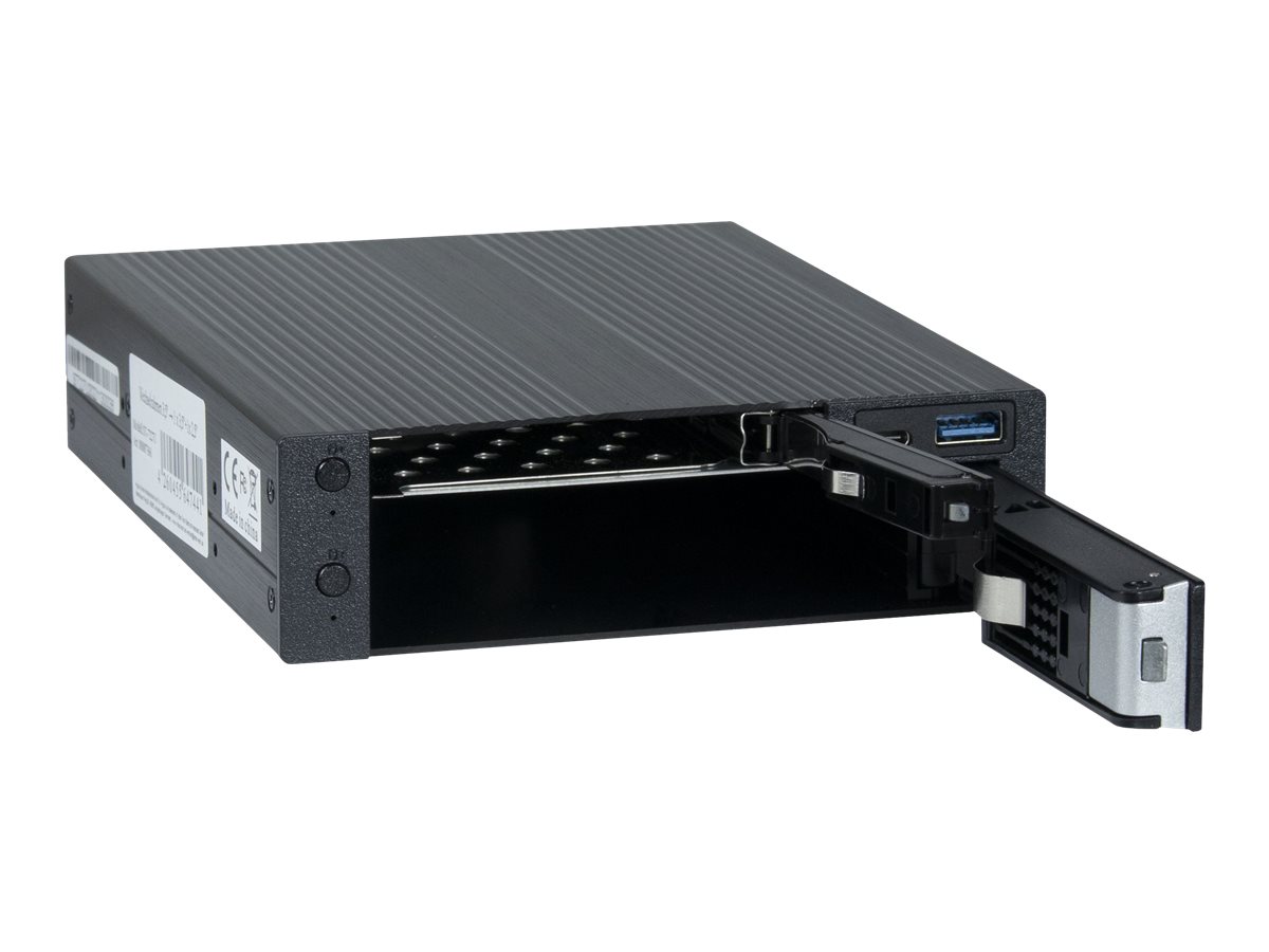 Inter-Tech ST-7227U HDD-Wechselrahmen für 2,5" und 3,5" USB 3.0 Schwarz
