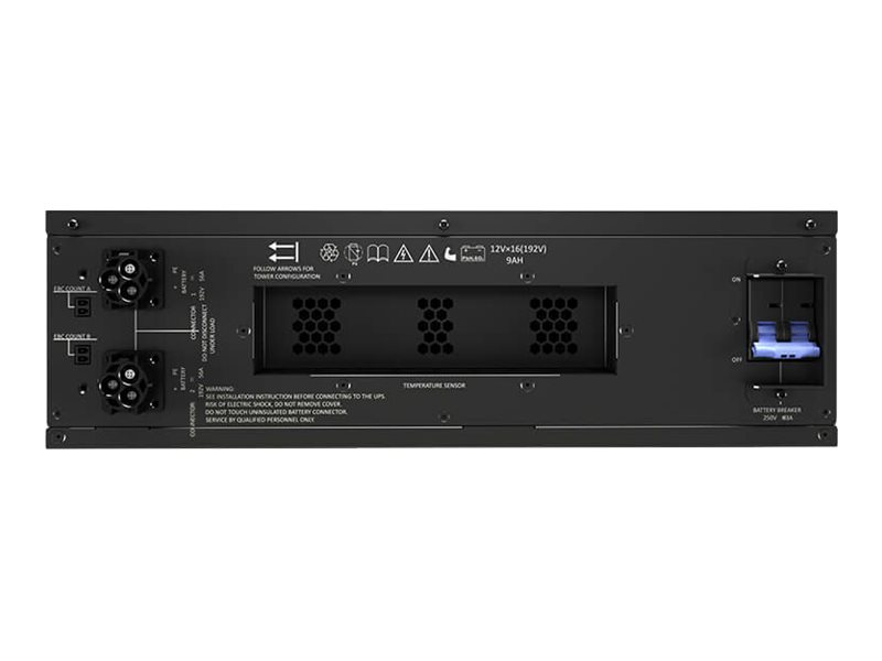 Liebert GXT5 GXT5-EBC192VRT3U Externer Batterieschrank 192 V Schwarz