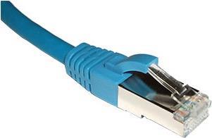 ACT Blue 7 meter LSZH SFTP CAT6A patch cable with RJ45 connectors. Cat6a s/ftp lszh blue 7.00m (IB5307)