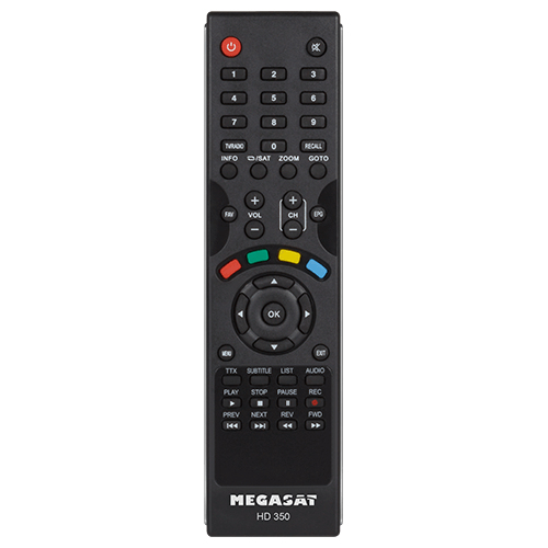 Megasat HD 350 Satelliten-TV-Empfänger Full HD Schwarz