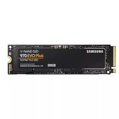 Samsung 970 EVO Plus NVMe™ M.2 SSD - 500 GB Solid State Drive (SSD) PCI Express 3.0 V-NAND MLC (MZ-V7S500BW)