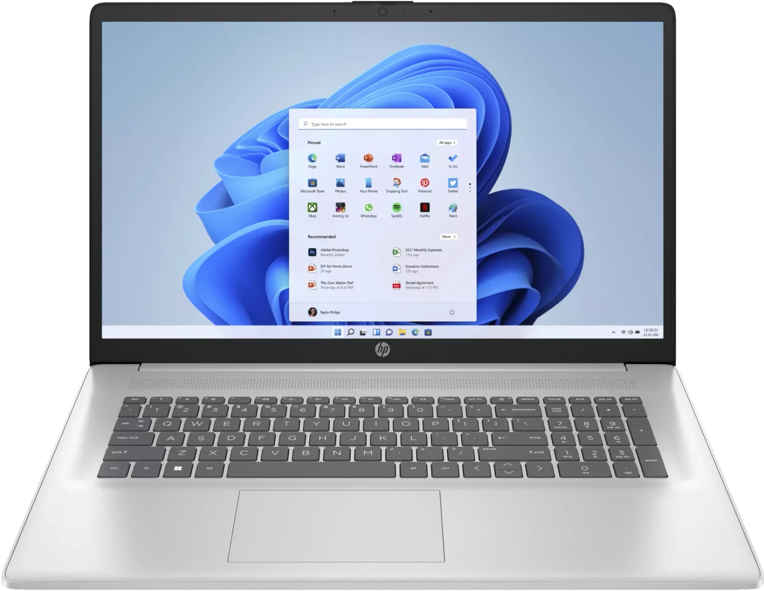 HP 17-cn4452ng D2GZ5EA Notebook 43,9 cm (17,3") 1920x1080 (D2GZ5EA#ABD)