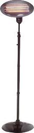 Olympia BS 55 Schwarz 2000 W Infrarot-Heizlüfter (98759)