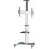 Manhattan Universal Multimedia TV Cart - Wagen - Schwarz, Silber - Bildschirmgröße: 94-177,8 cm (37"-70") (461245)