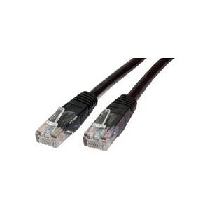 Patchkabel MediaRange RJ45 U/UTP C5e 10.0m Black (UTP) (MRCS120)