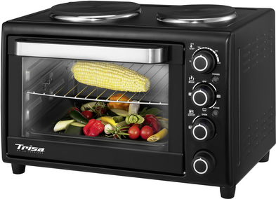 Trisa Bake & Cook Minibackofen mit Kochfunktion Timerfunktion (7348.4712)