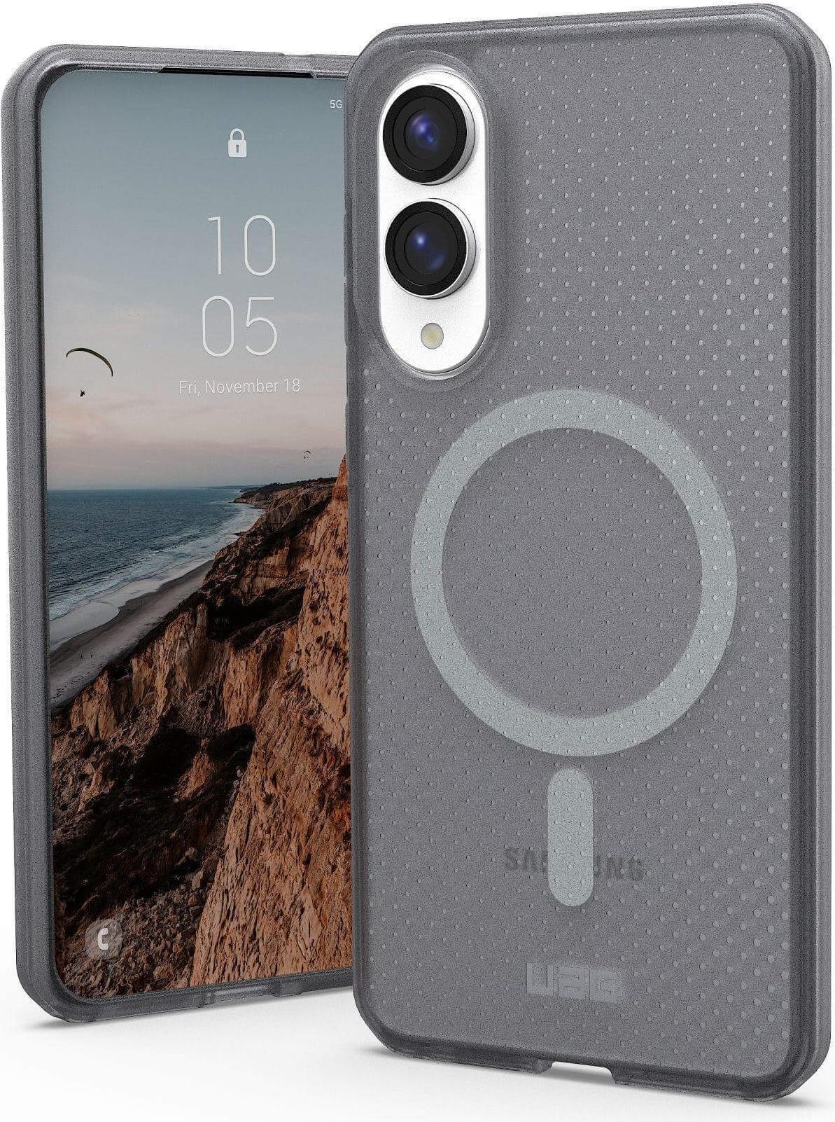 UAG Urban Armor Gear Dot Case mit Magnet-Modul - Samsung Galaxy S25 Edge - ash (grau transparent) - 214503113131 (214503113131)