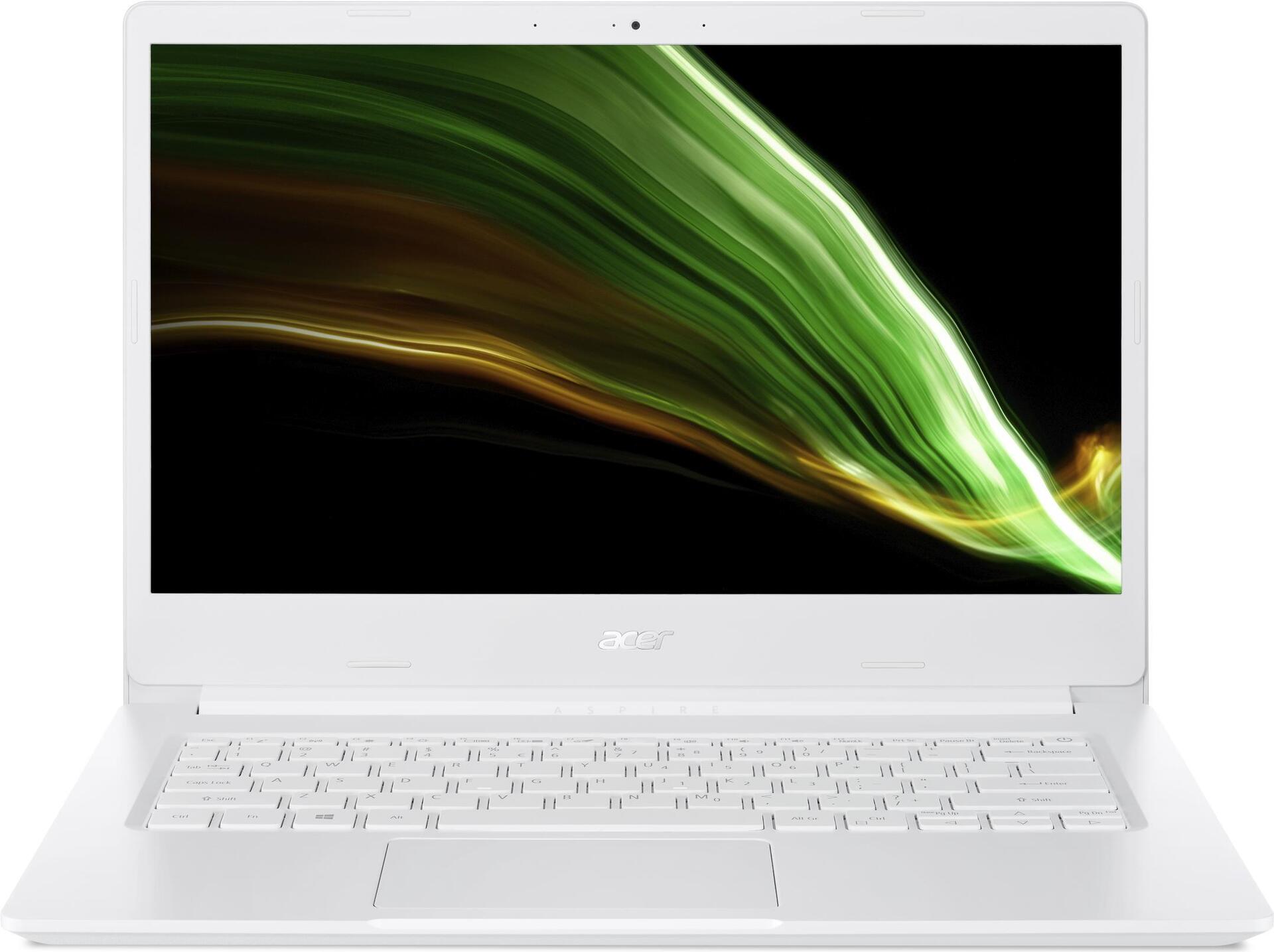 Acer Aspire 1 A114 61 Snapdragon 7c Kryo 468 Windows 10 Home 64 Bit im S Modus 4 GB RAM 64 GB eMMC 35.6 cm (14) IPS 1920 x 1080 (Full HD) Qualcomm Adreno 618 Wi Fi 5, Bluetooth Pearl White kbd Deutsch  - Onlineshop JACOB Elektronik