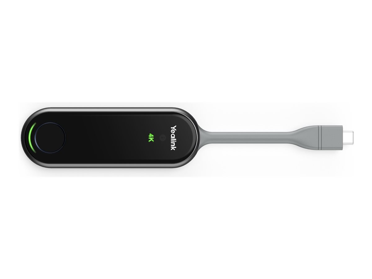 Yealink PA20 Wireless Sharing Pod 4K USB-C USB-A Schwarz