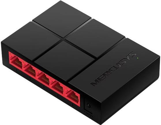 Mercusys MS105G 5-Port Gigabit Ethernet Netzwerk-Switch Schwarz