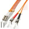 Lindy - Patch-Kabel - LC Multi-Mode (M) - ST multi-mode (M) - 2,0m - Glasfaser - 50/125 Mikrometer - OM2 - halogenfrei (46491)
