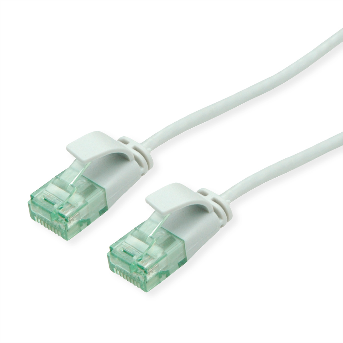 ROLINE Recycled Material UTP Patchkabel CAT 6a 0.15 m Grau, RAL 7035