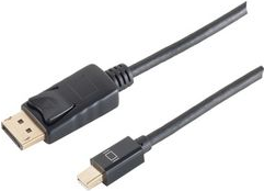 shiverpeaks BS10-52025 DisplayPort-Kabel 1 m Mini DisplayPort Schwarz (BS10-52025)