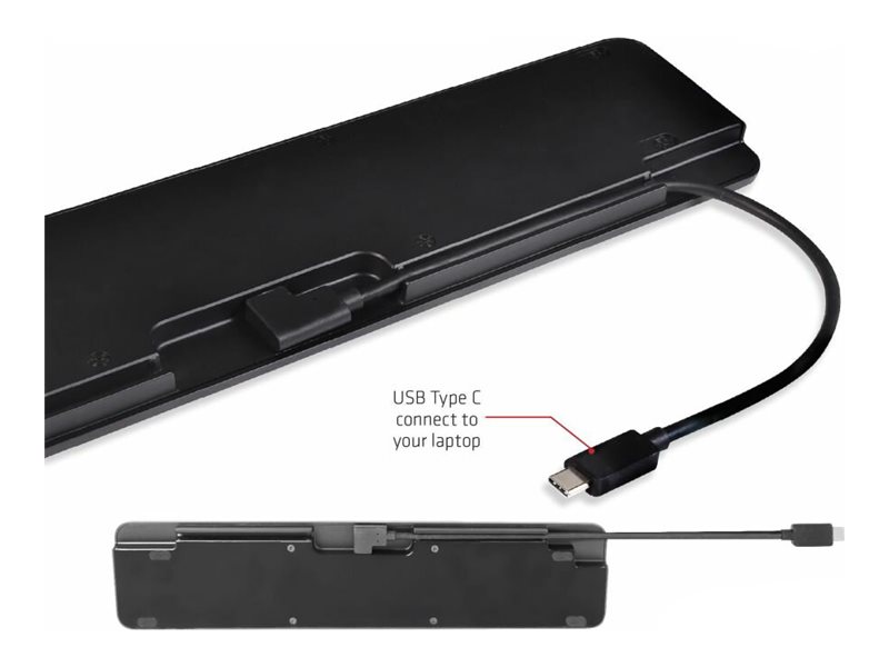 Club 3D CSV-1565 Dockingstation USB-C HDMI DP VGA LAN 100W Schwarz